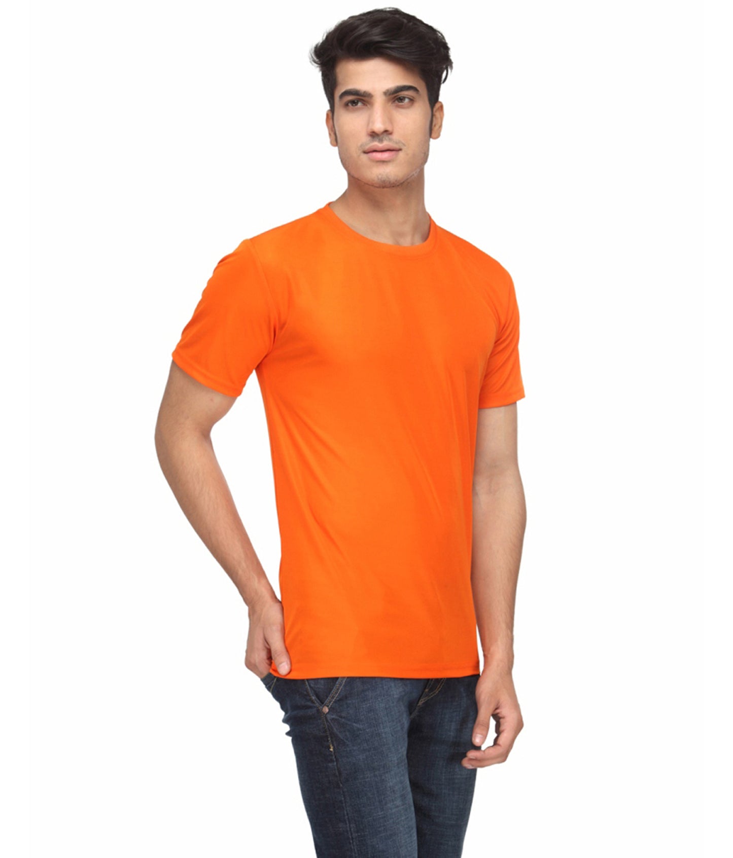 Ketex Round Neck Men's Polyester Blend Dri Fit T-Shirts (Pack of 2)
