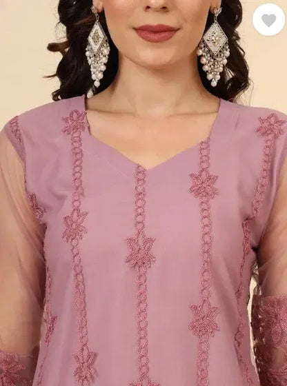Kurta With Dupatta And Bottomwear
